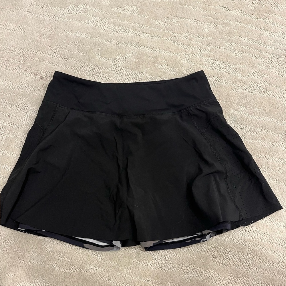 Black athletic skirt